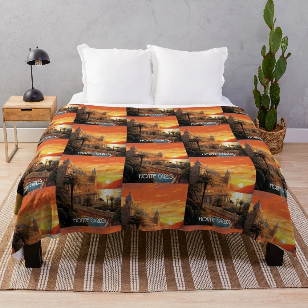 Monte Carlo Throw Blanket manga Decorative Throw decorative Blankets