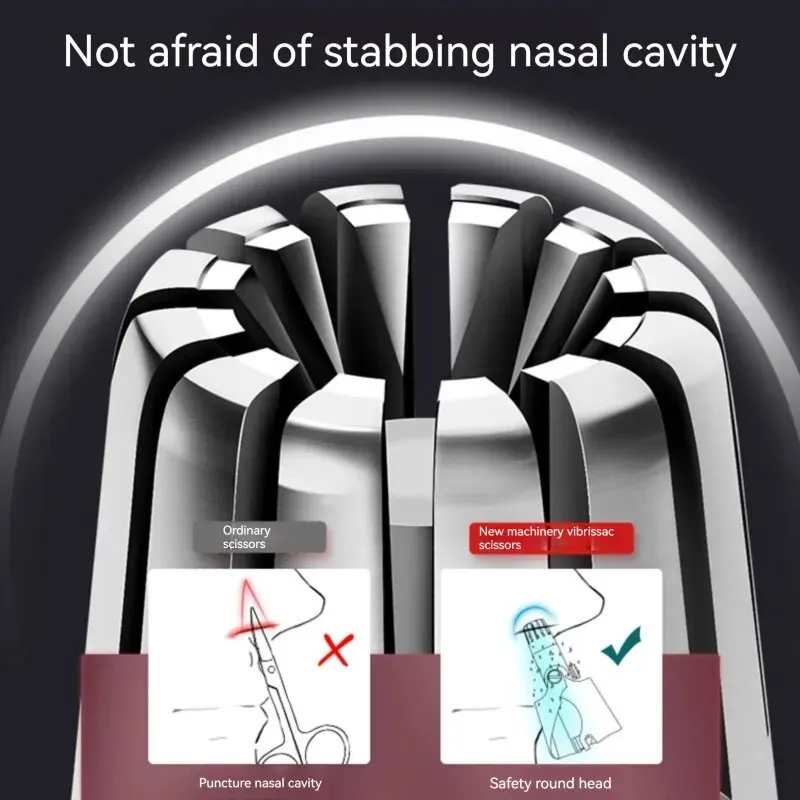 Recortadora de pelo de oreja portátil lavable, limpieza sin oxidación, recortadora de pelo de nariz indolora, Afeitadora eléctrica portátil para