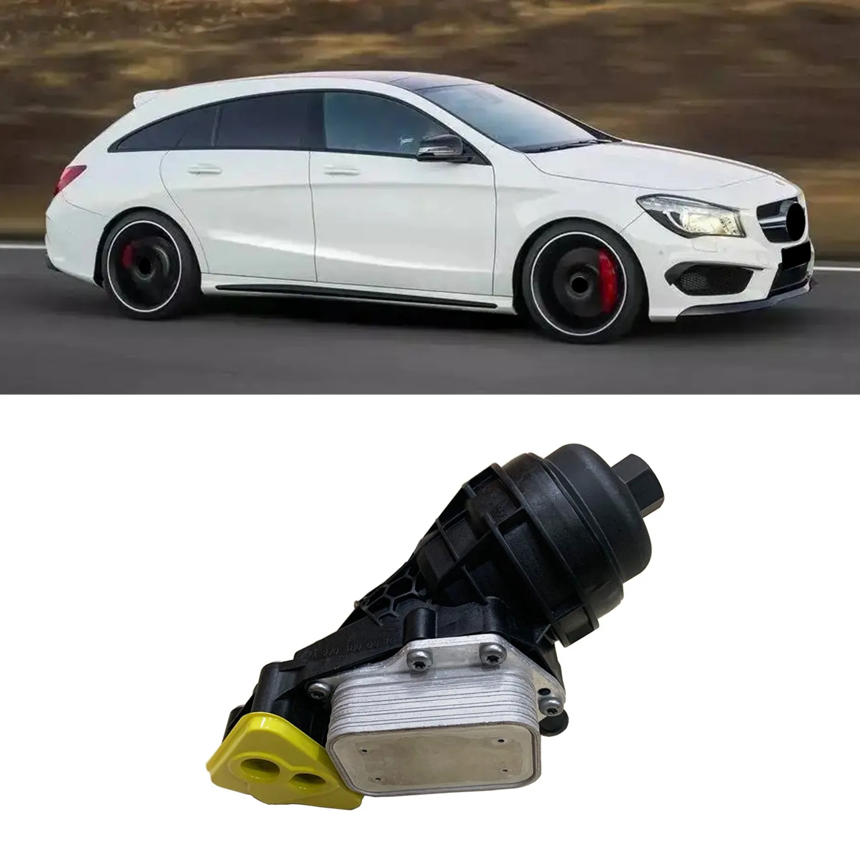 

Корпус масляного фильтра с кулером 2701800810 2701800500 2701800610 для Mercedes Benz CLA 160 180 200 220 250