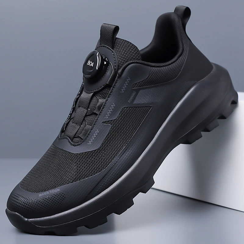 

Fashion Casual Men's Shoes DesignerRotating Buckle Men Sneakers Thick-Soled Comfortable Outdoor Walking Shoes Zapatillas Hombre