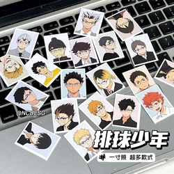 20Pieces/Lot Not Original Anime Haikyuu すがわら こうし/Kenma Kozume Tobio Kageyama 1Inch ID Photo  Fans Gift