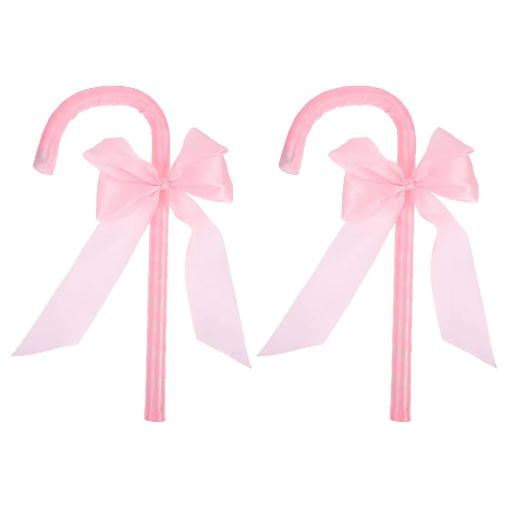 ไม้เท้ารูปโบว์ผีเสื้อ 2 ชิ้น ดีไซน์ไม่ซ้ำใคร ทนทาน เหมาะสำหรับงานคอสเพลย์ งานปาร์ตี้ งานแต่งงาน การเต้นรำ งานฮาโลวีน ถ่ายรูป พร็อพสำหรับเด็ก เต้นแจ๊ส