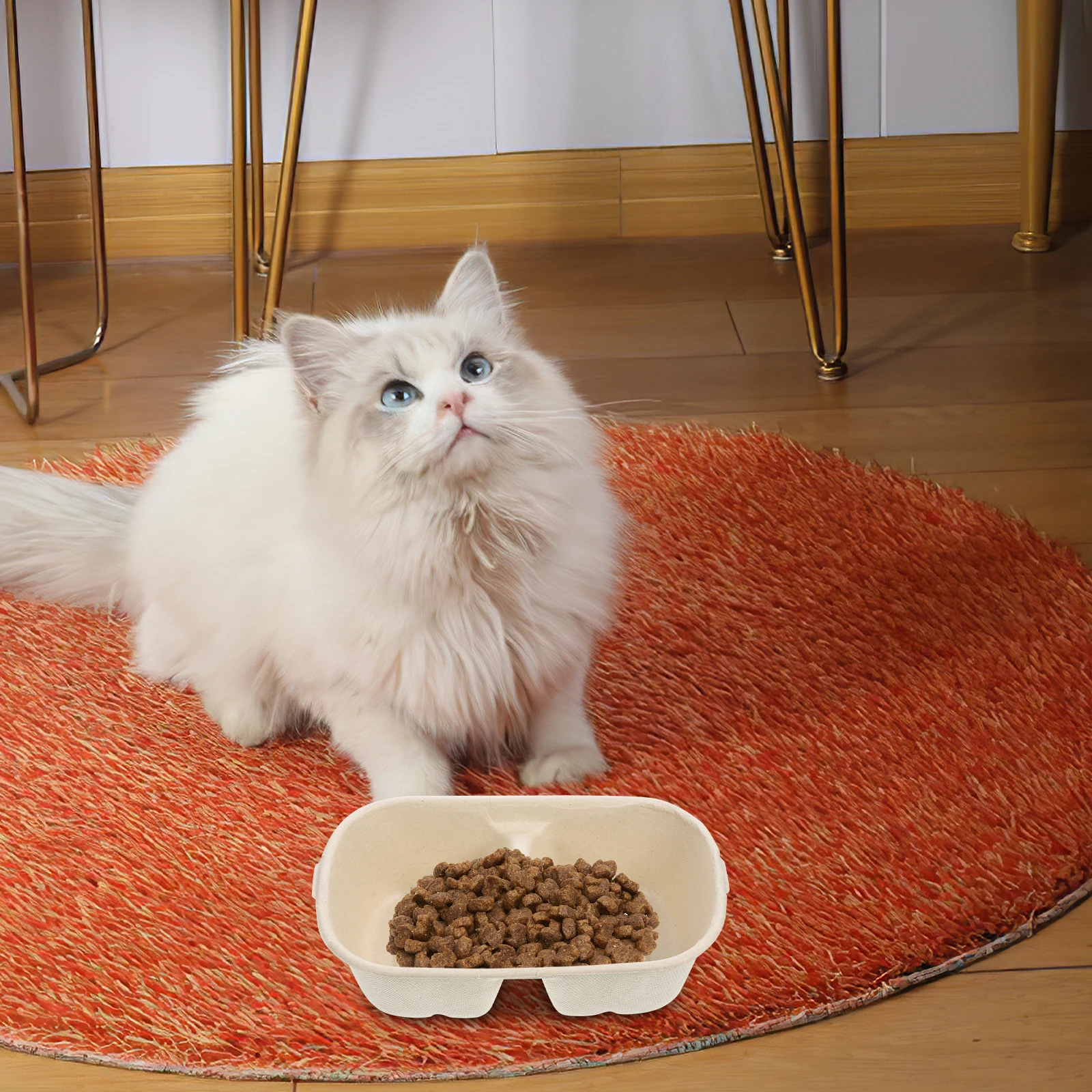 

Disposable Pet 700ml Water Food Bowls for Cats Dogs Multi function Daily Use Travel Dog Convenient Pet Bowls Supplies