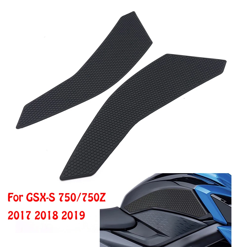 For GSX-S750 GSXS750 GSX-S GSXS 750 750Z 2017-2021 Motorcycle Anti Slip Sticker Tank Traction Pad Side Knee Grip Protector