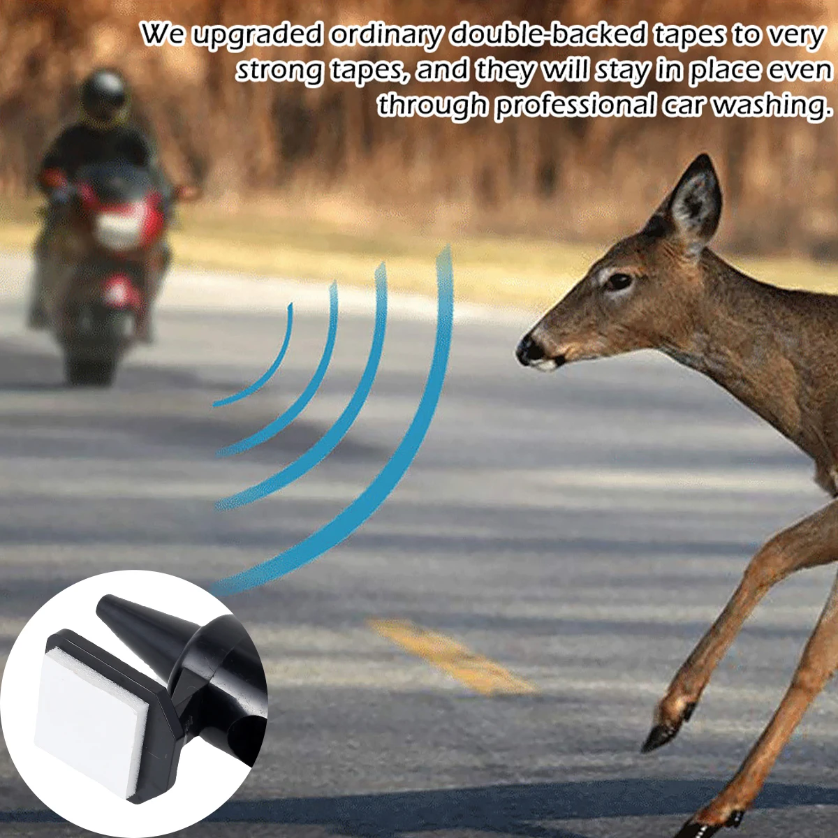 8/4pc Deer Repeller Warning Wildlife Whistles Device Ultrasonic Mini Car Whistle for Vehicle Field Drive Animal Warn Equipment