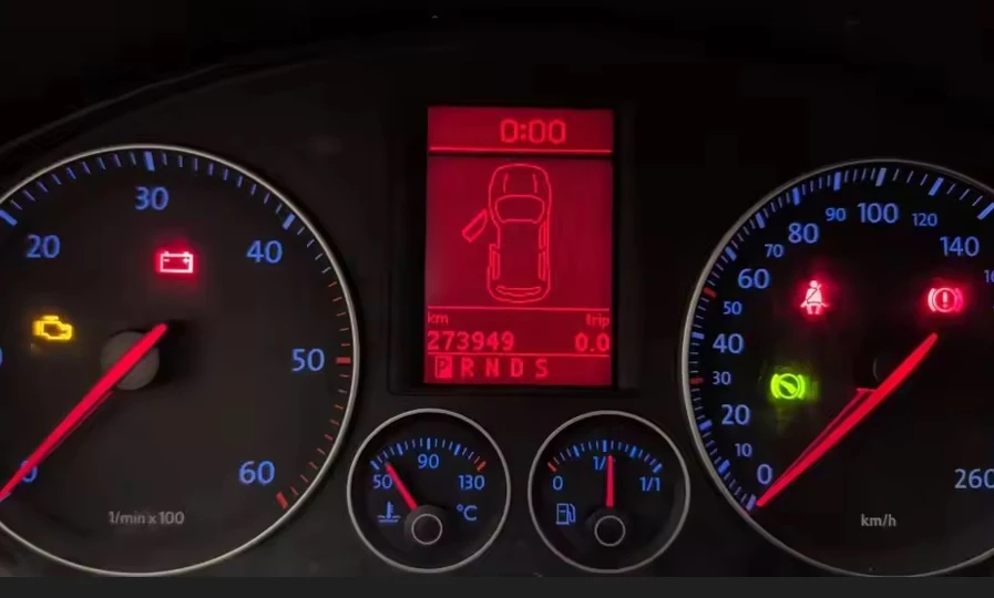 As Shown In The Picture LCD TFT Dashboard Auto Display Panel Replacement Speedometer Replacement High Practicality