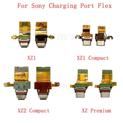 USB Lade Port-anschluss Flex Kabel Für Sony Xperia XZ1 Kompakte XZ2 XZ Premium Lade Connector Reparatur Teile