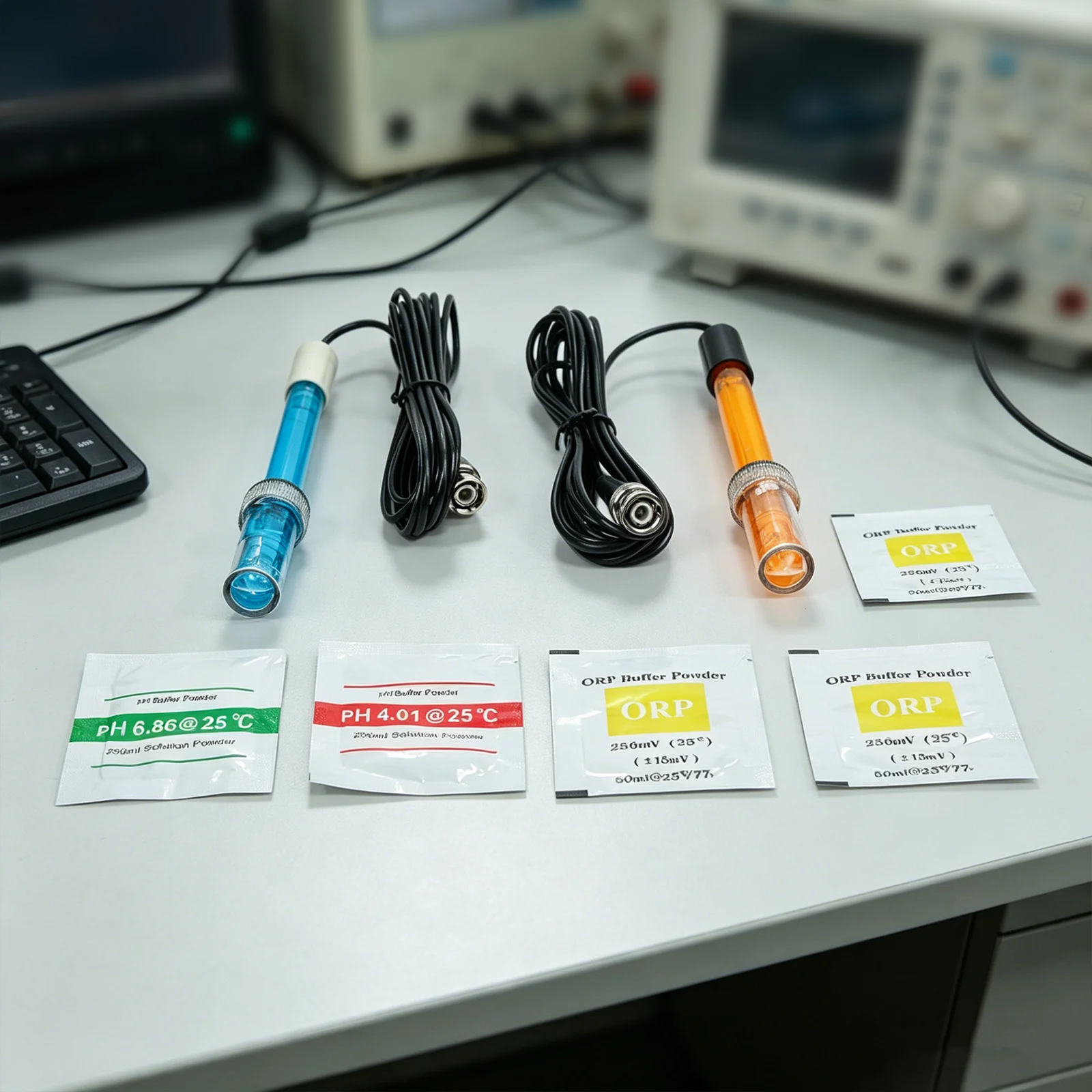

Automatic Temperature Compensation 300cm Cable Compatible With BNC Meters Environmental Monitoring For Water Testing