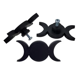 1PC Gothic Triple Moon Drawer Hand Pulls Knob  Replacement Furniture DIY Door Hardware Gothic Home Hardware Decor