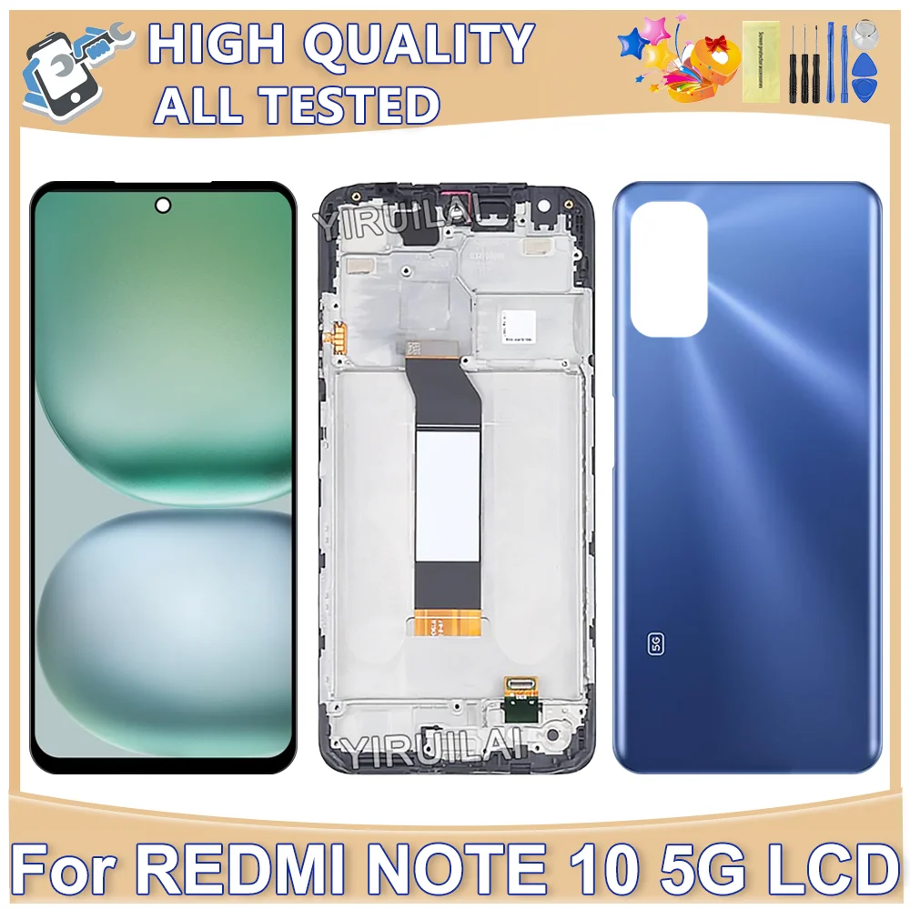 

Tested For Xiaomi Redmi Note 10 5G LCD Display Touch Screen Digiziter Assembly For Redmi Note 10 5G LCD Screen Replacement Part