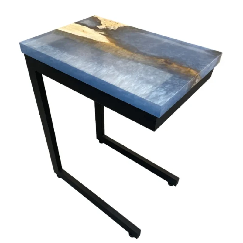 Exquisite modern design small wooden edge coffee table furniture living room restaurant hotel use
