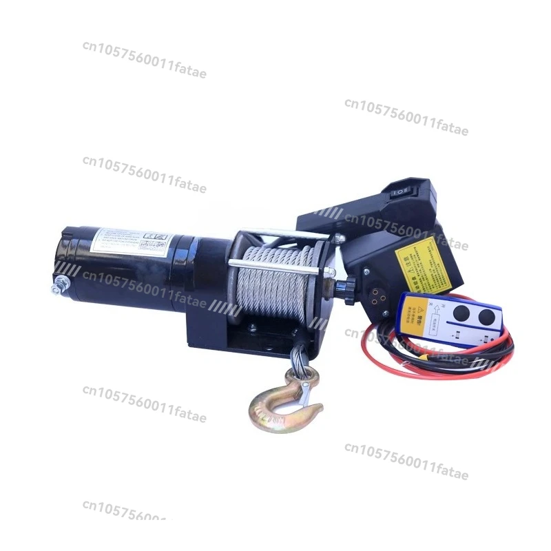 

Electric winch 12v off-road vehicle trailer self-rescue truck traction