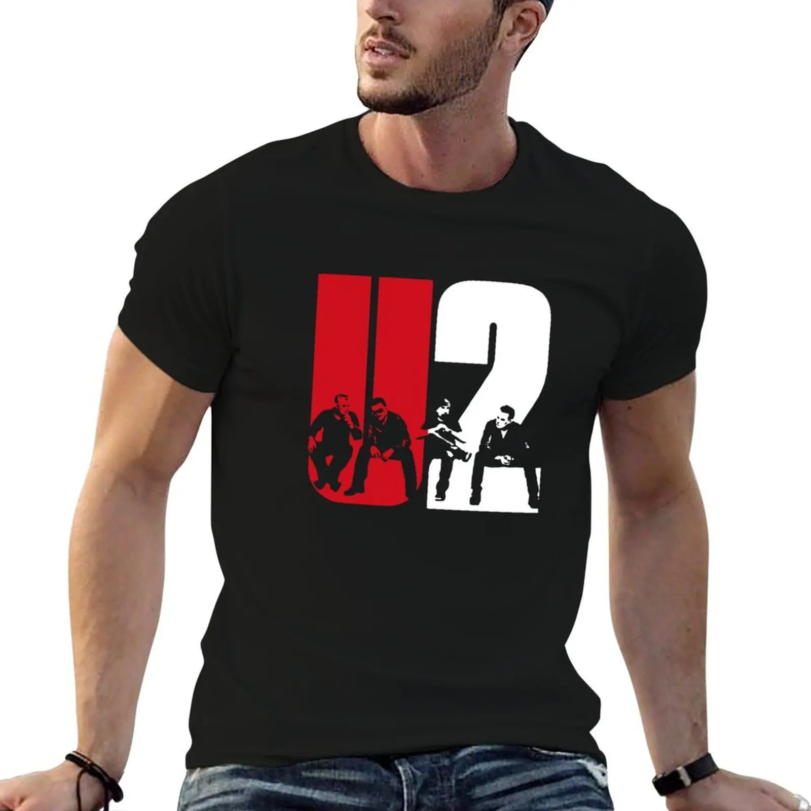 Copy of Reflections<>,u2 music u2 music ,u2 ,u2 T-Shirt Heavy Duty Casual Work Tee