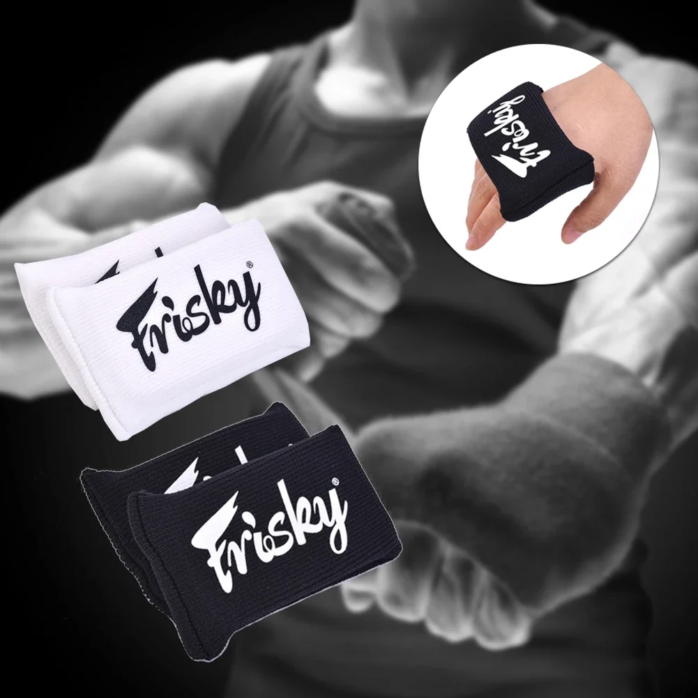 Paquete de 2 protectores de Gel para nudillos de boxeo, protectores de mano, Sanda Muay Thai, soporte de muñeca, accesorios de boxeo, 4 colores