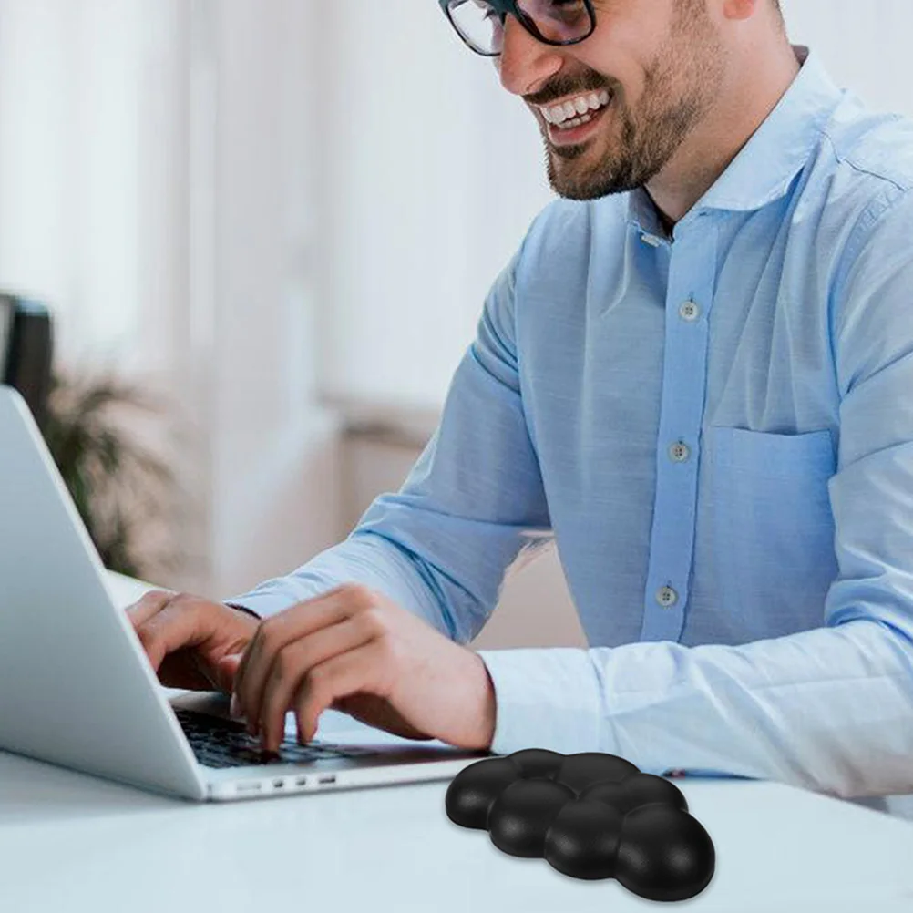 

2 Pcs Keyboard Wrist Rest H Support Pad for Laptop Gaming Sponge Office Anti Slip Lightweight Portable Computer Mouse Pad