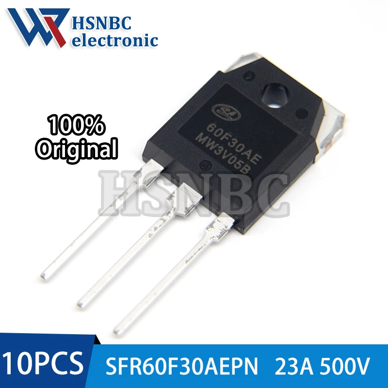 10PCS SFR60F30AEPN 60F30AE SFR60F30AE TO-3P 60A 300V Ultra Fast Recovery Diode 100% New Original
