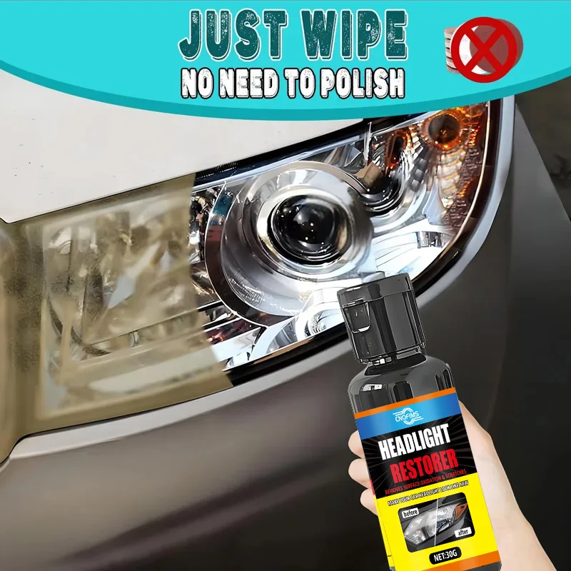 Car Headlight Liquid Polymer Polisher Light Restoration Besteam Headlamp Scratch Remover Repair Cleaning Auto Part
