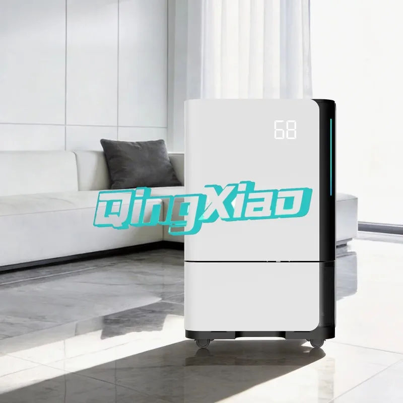 Compressor Dehumidifier For Home Quiet Dryer With Digital Display Indoor Moisture Absorber Air Purifier Combo For Wet Season