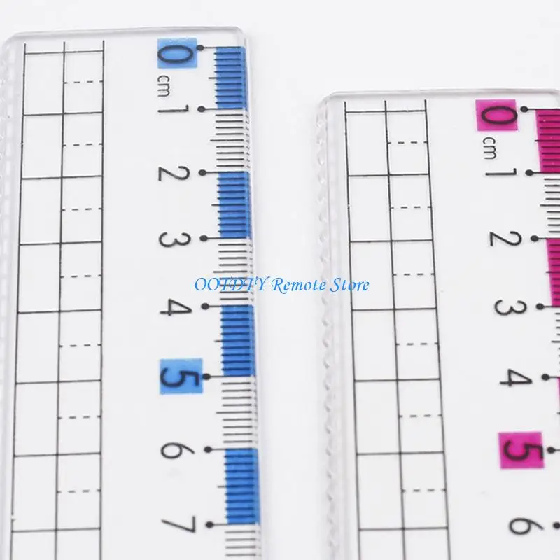 Conjunto herramientas geometría escolar con regla plástico Set Square Math Protractor