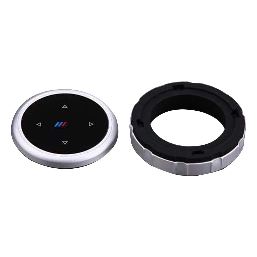 Multimedia Button Cover Trim Knob iDrive Sticker For BMW 1 2 3 4 5 GT Series X1 X3 X5 X6 F30 E90 E92 E60 E61 F11