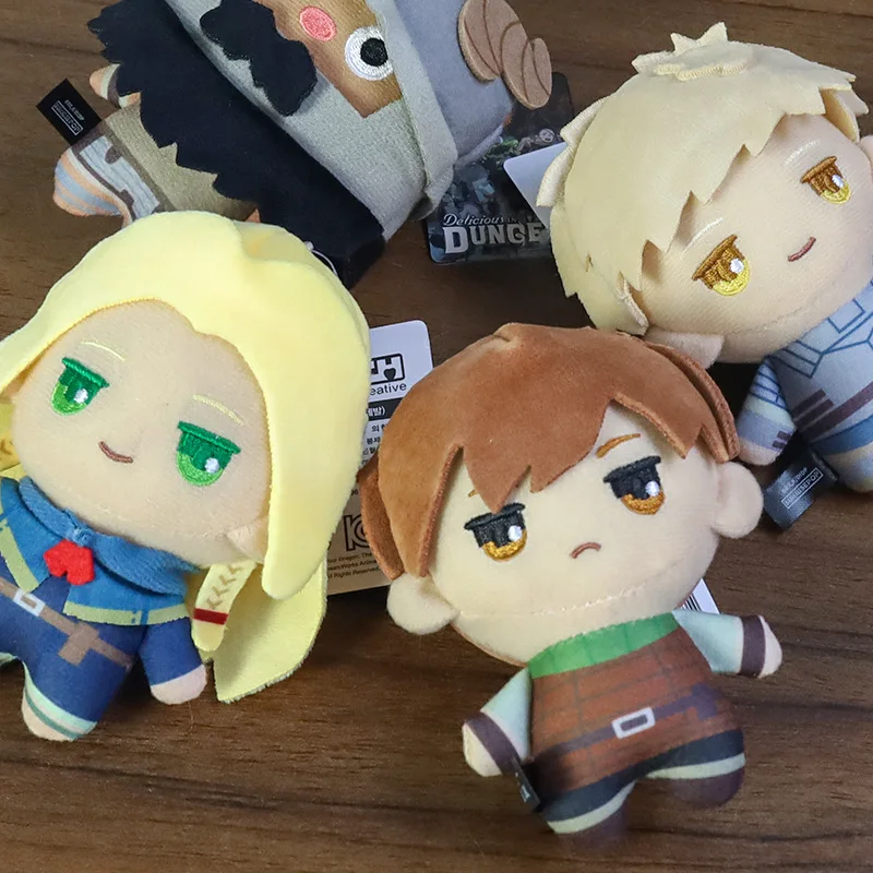 

New model 10cm Mini Delicious in Dungeon Plush Doll Marcille Chilchark Laios Touden Senshi Doll Pendant Keychain Toy For Gift