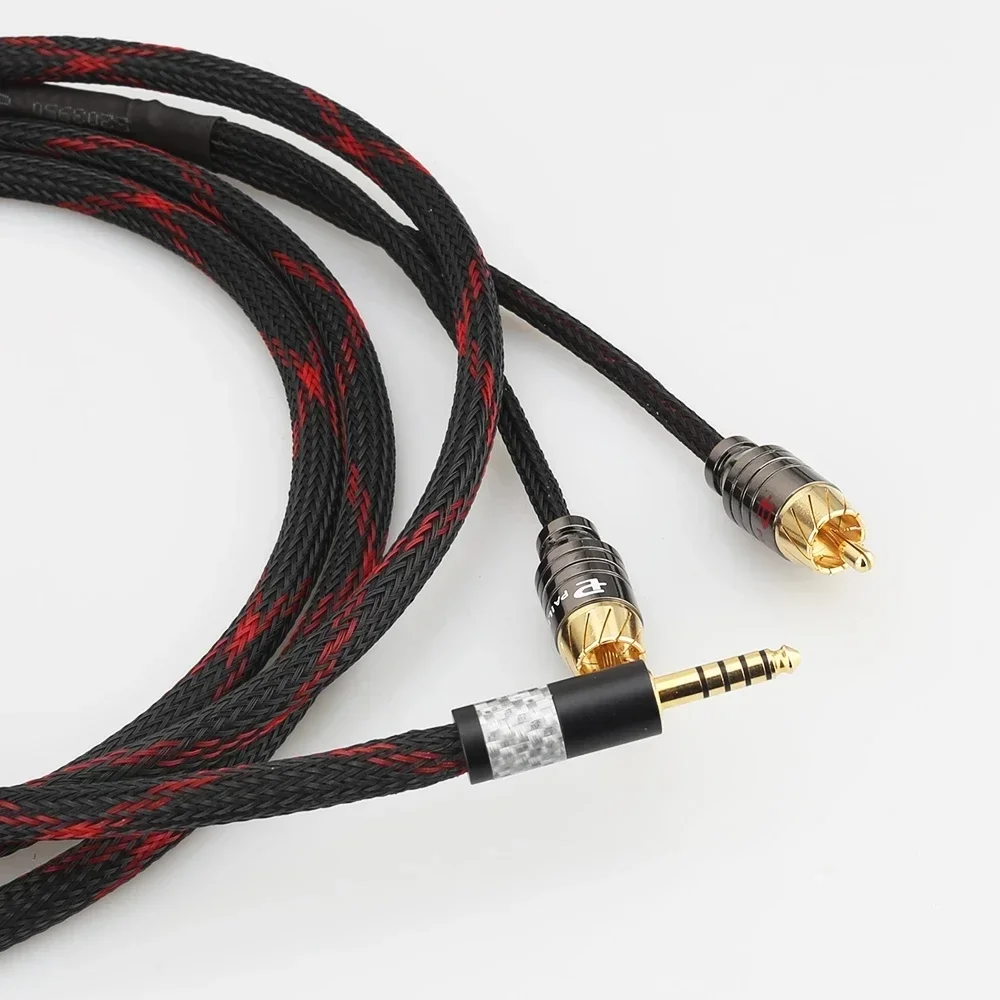 Audiocrast 업그레이드 케이블, Pha2a wm1a 1z zx300a 용, 4.4mm 5 극 수 균형, 2RCA