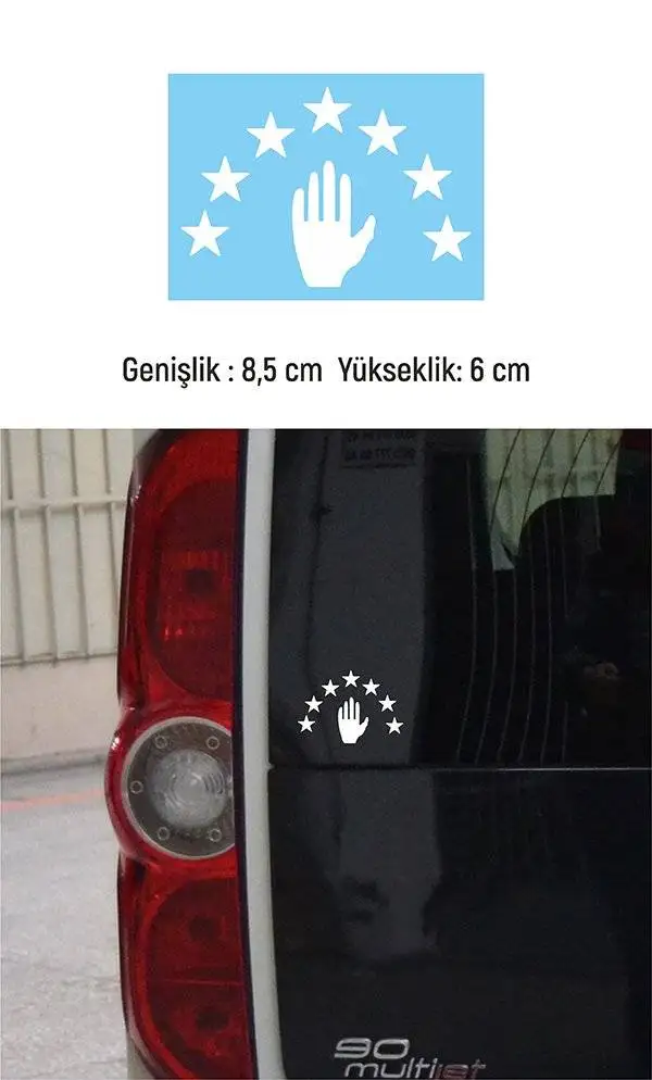 

4 шт., наклейки на автомобиль, 8,5 см