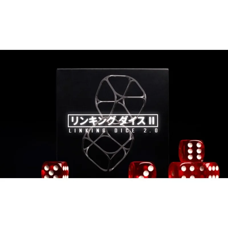 

Linking Dice 2.0 by Nobuyuki Nojima Presented Close Up Performer Gambling Performer Gimmick Illusion Magic Tricks Props Magician