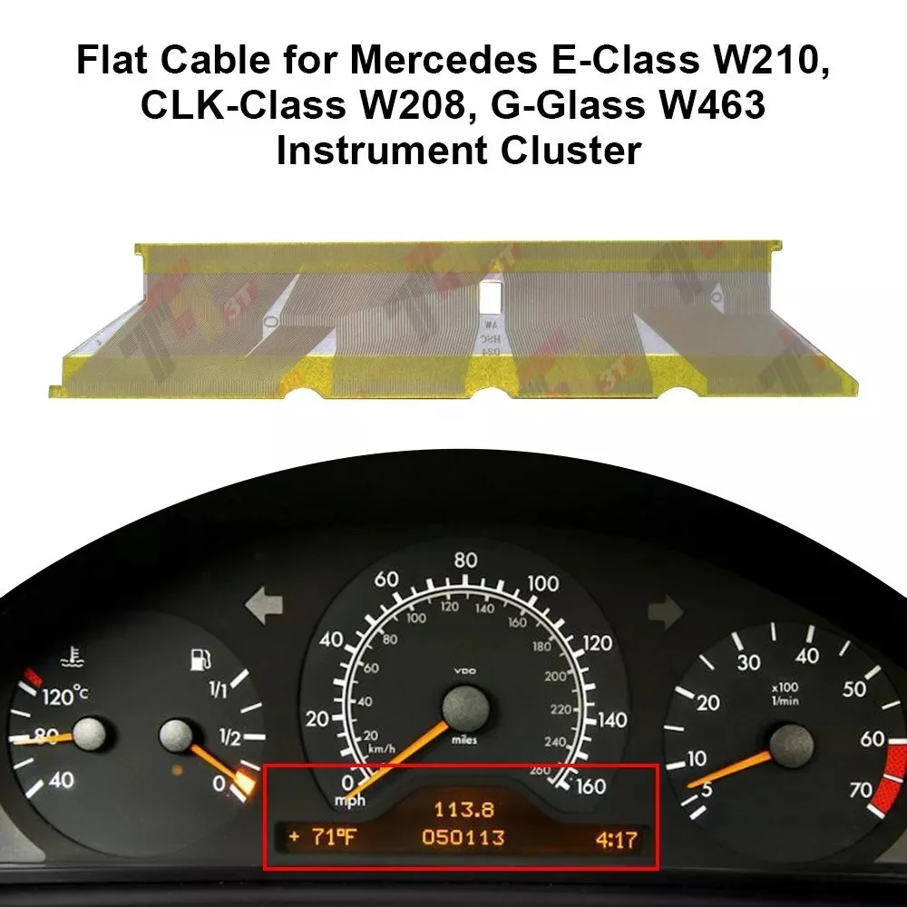 Flat Cable for Mercedes CLK-Class A208/C208 E-Class W210 G-Class W463 W210 W208  Instrument