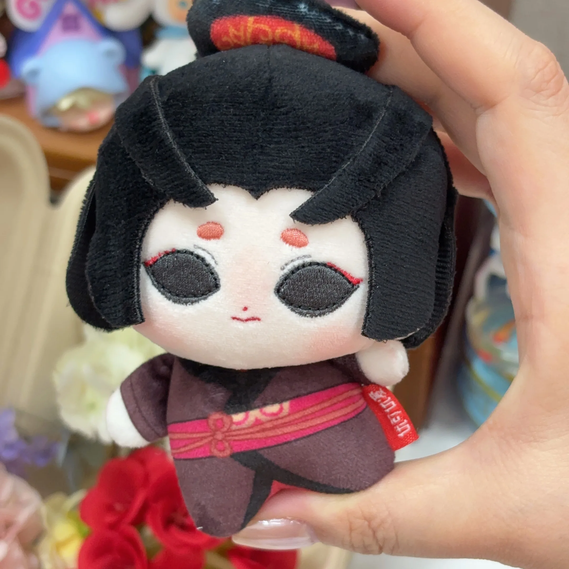 

Geisha Michiko Anime Identity Ⅴ 10CM Plush Doll Adorable Girl Starfish Body Pendant Keychain Kawaii Stuffed Toys Xmas Gift