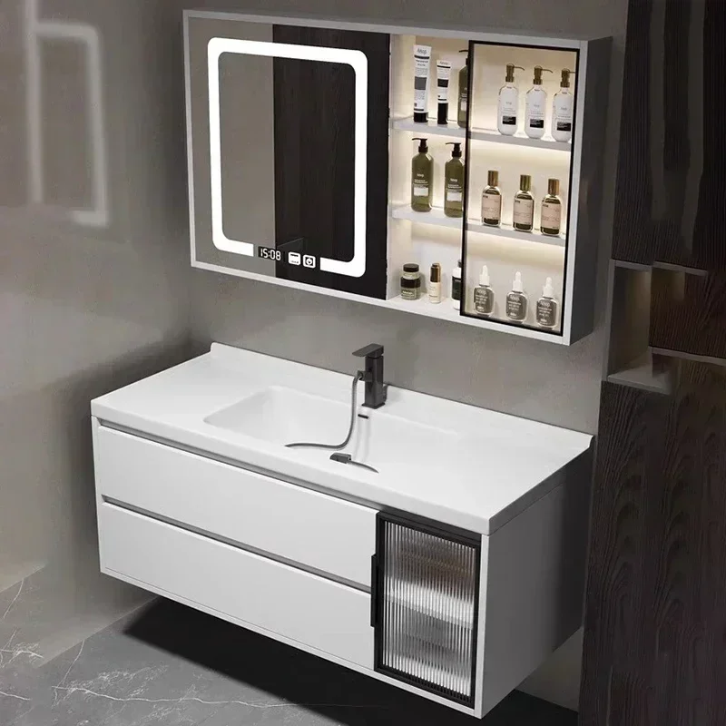 Bathroom Storage Column Open Cabinets Cabinet Medicine Wc Furniture Shelf Closed Toilet Luxury Wall Pharmacy Floor Vanity Towel
