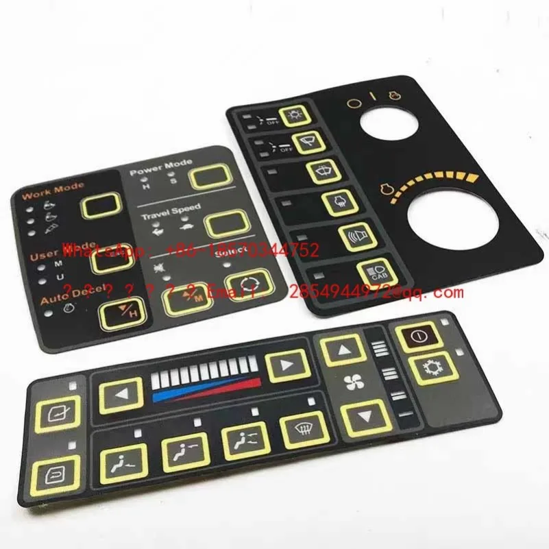 Excavator 200/215/225/265/305/-7 Air Conditioning Control Panel Sticker Instrument Sticker