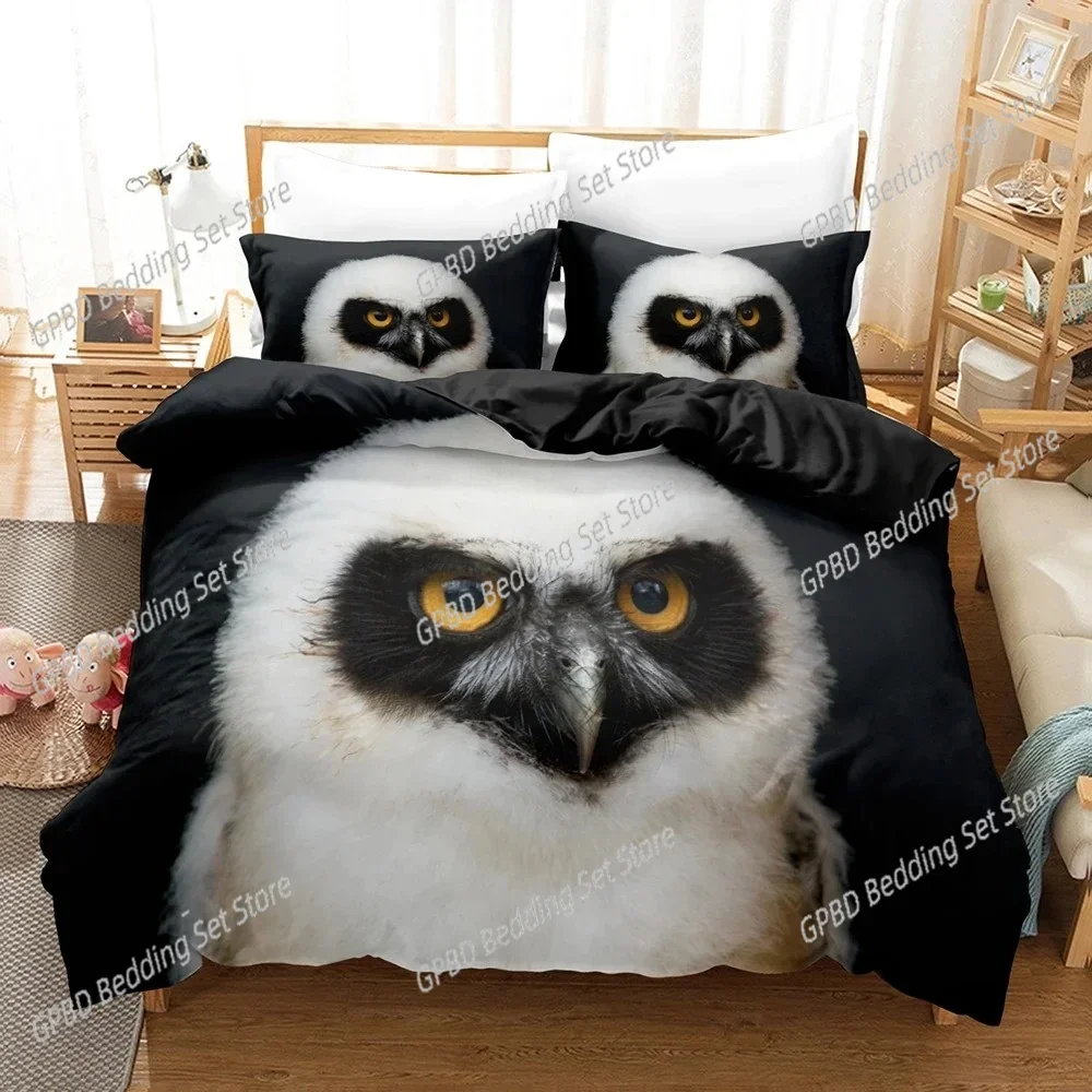 Cartoon Penguins Madagascar Bedding Set,Duvet Cover Bed Set Quilt Cover Pillowcase,King Queen Twin Size Boys Girls Adults