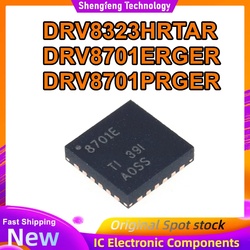 

5PCS DRV8323HRTAR DRV8701ERGER DRV8701ERGER QFN24 DRV8323H QFN IC chipset New in stock