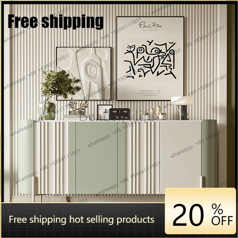 jj5 Modern simple home entrance cabinet light luxury living room dining side, locker