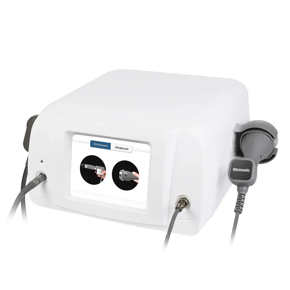 2025/2 في 1 معدات العلاج بالموجات الصدمية Ultra Eswt آلة العلاج بالموجات فوق الصوتية الطبية لتخفيف الآلام العلاج الطبيعي