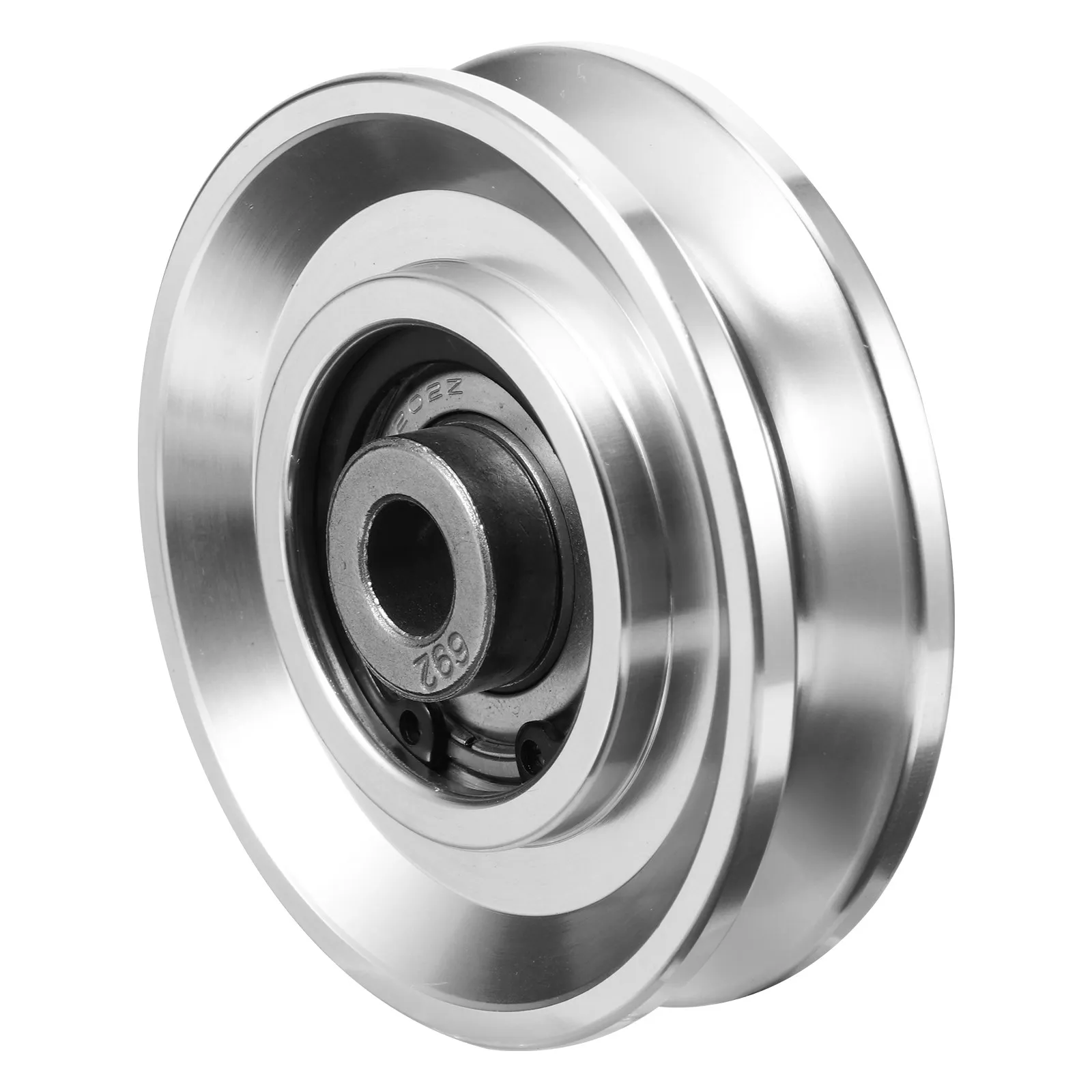 Fitness Pulley Accessories Universal Aluminum Bearing Pulley Wheel Gym Equipment Replacement Smooth Operation Anti Impact