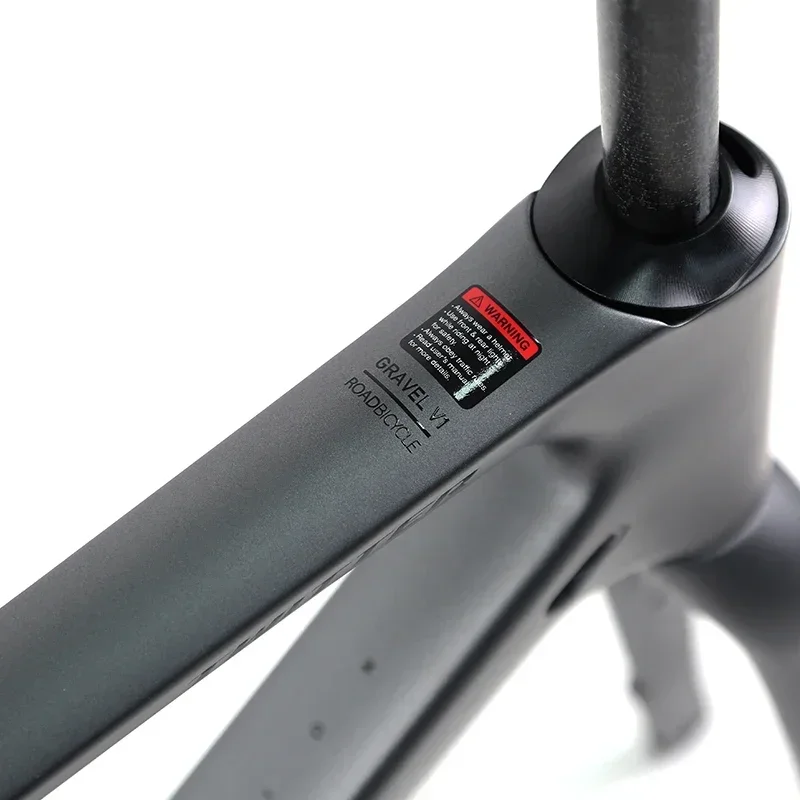 

TWITTER Gravel bike V1 12*142mm Barrel Axle Off-Road T800 Carbon Road Frame Inner wiring 45cm/48cm/51cm/54cm Disc Brake Version