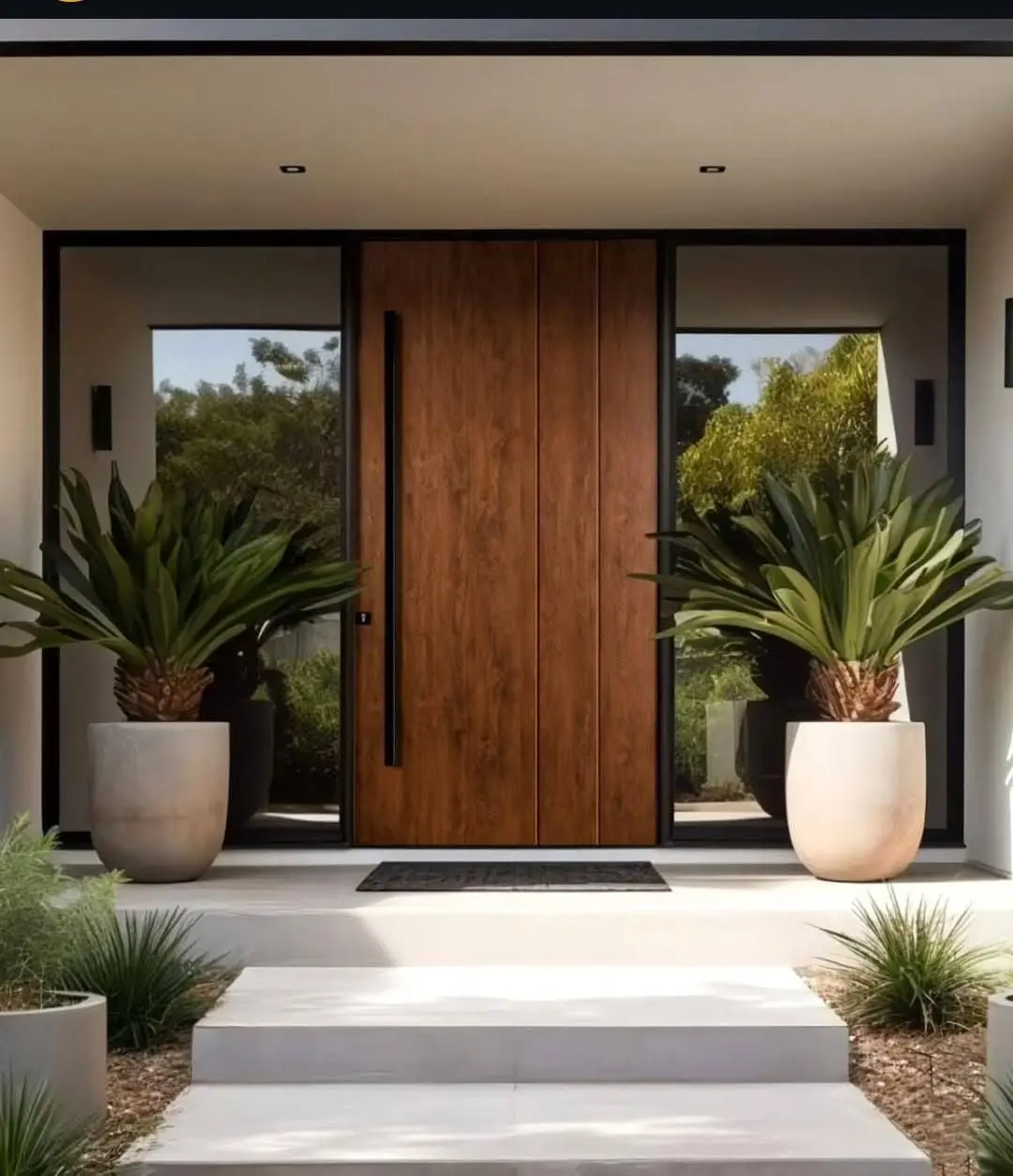 Minimalism Customized Images Front Door Entrances Simple Design Hurricane Proof Aluminum Entry Doors High Security Front Door