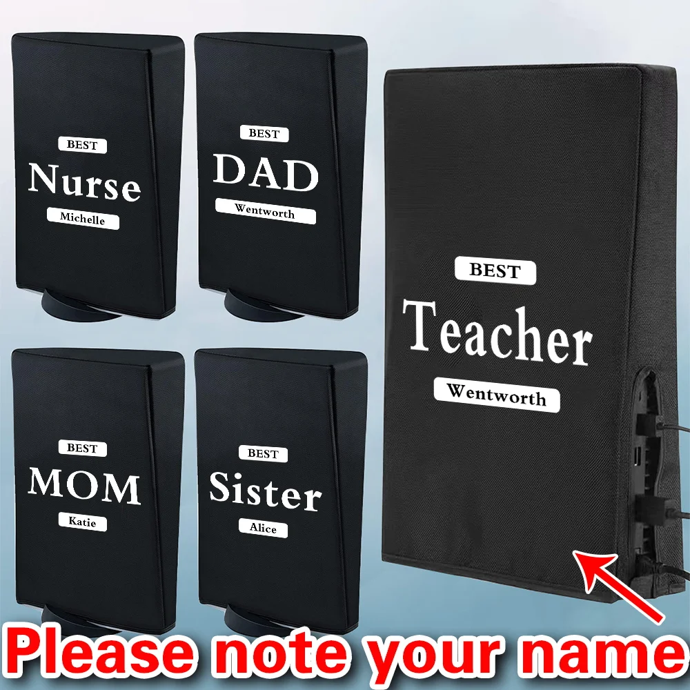 Personalized Customized Scratch-proof Protective Cover PS5 Game Console Protective Cover Printed Pattern Dust-proof Cover