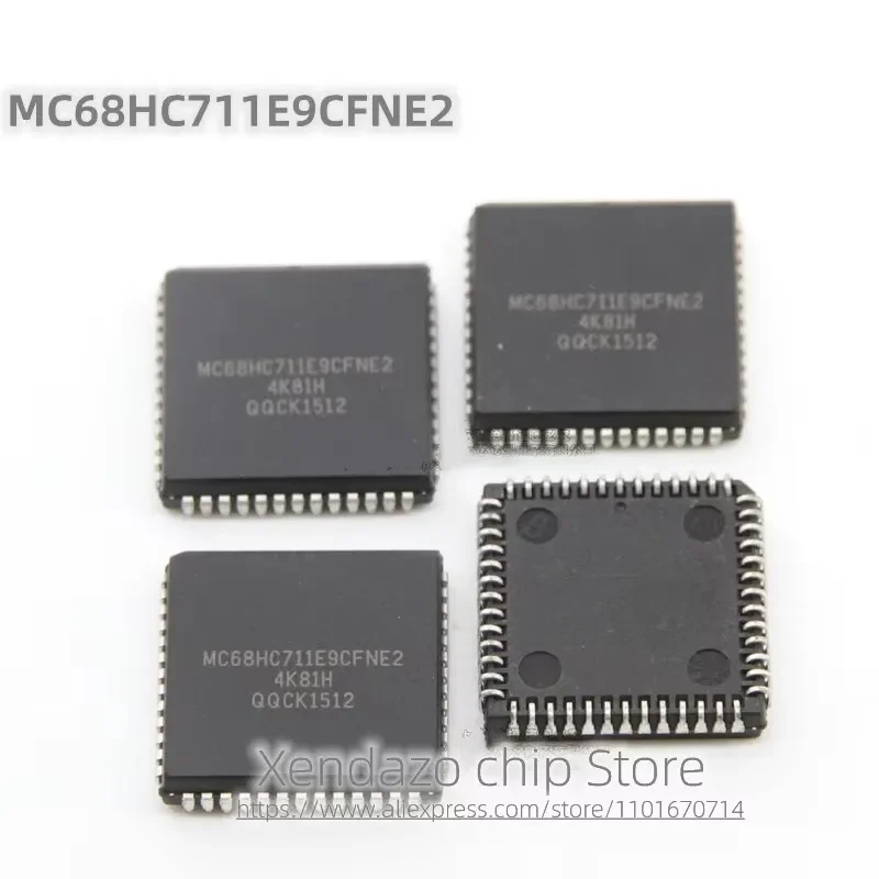 1pcs/lot MC68HC711E9CFNE2 MC68HC711E9 PLCC52 package 8-bit microcontroller chip