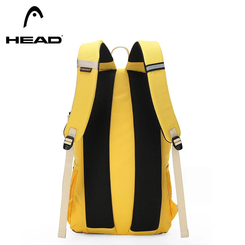 Head Waterproof Sport Gym Backpack,Black Book Bags para viagens, caminhadas, escola, mochilas para laptop de negócios, homens e mulheres, 15,6"