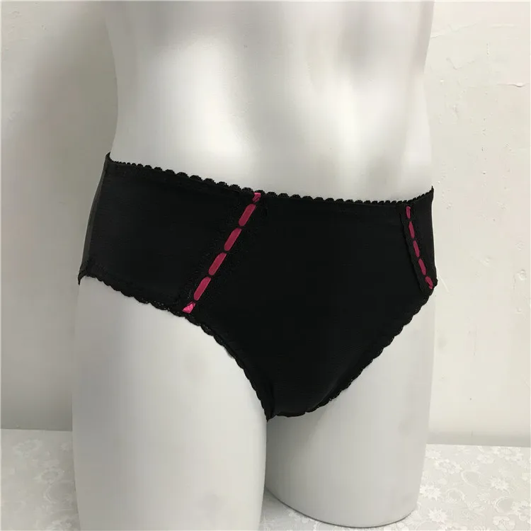 New men's sexy Briefs Sissy lace stretch personal fit Soft Comfortable Panties Men Silky smooth underwear