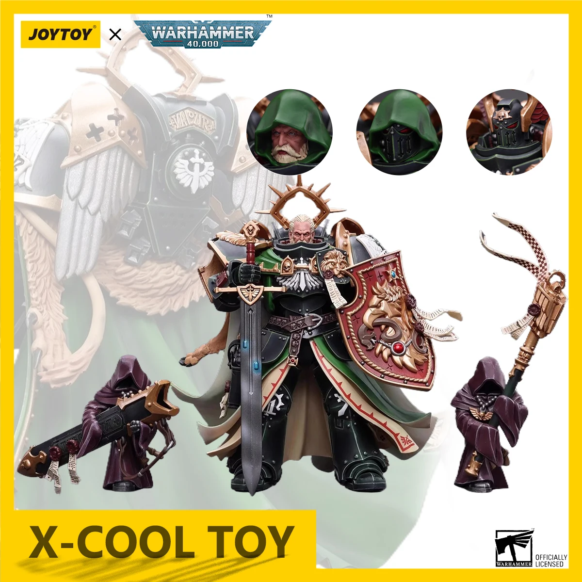 JOYTOY Warhammer 40k 1/18 figurka ciemne anioły Primarch lew Jonson figurka anime stawy ruchome figurka kolekcja zabawek