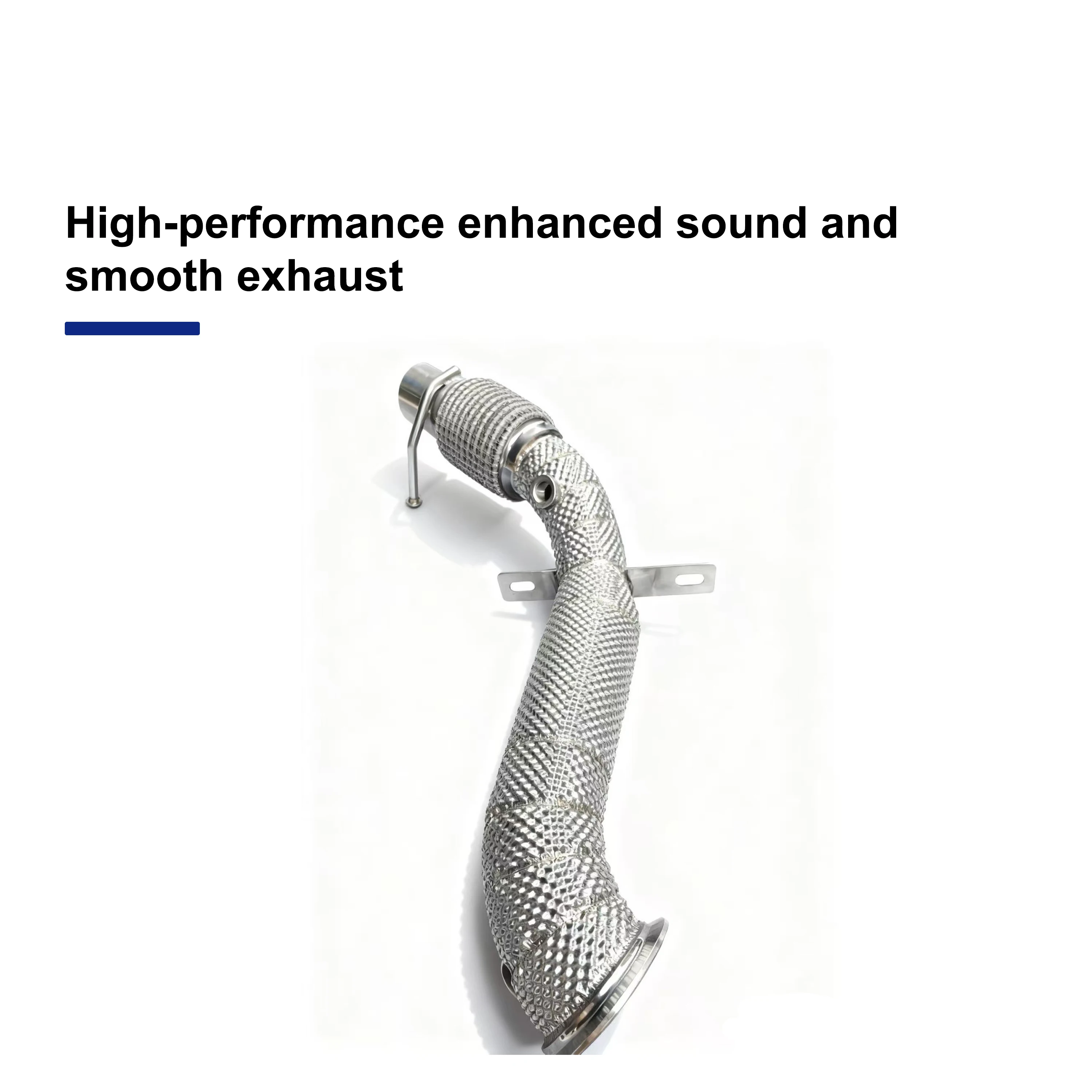 ACE Hochwertiges Auspuffrohr für BMW F30 N13 316 318 118i Edelstahl-Downpipe mit Hitzeschild Tuning Autoteil Auspuff – Detail 5