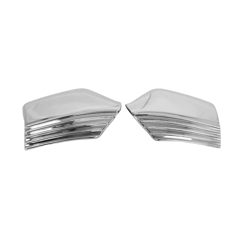 

Dependable-Chrome L&R Rearview Mirror Trim Cover For Honda Goldwing GL1500 ALL GL 1500 1988-2000 Mirror Back Accents Shells