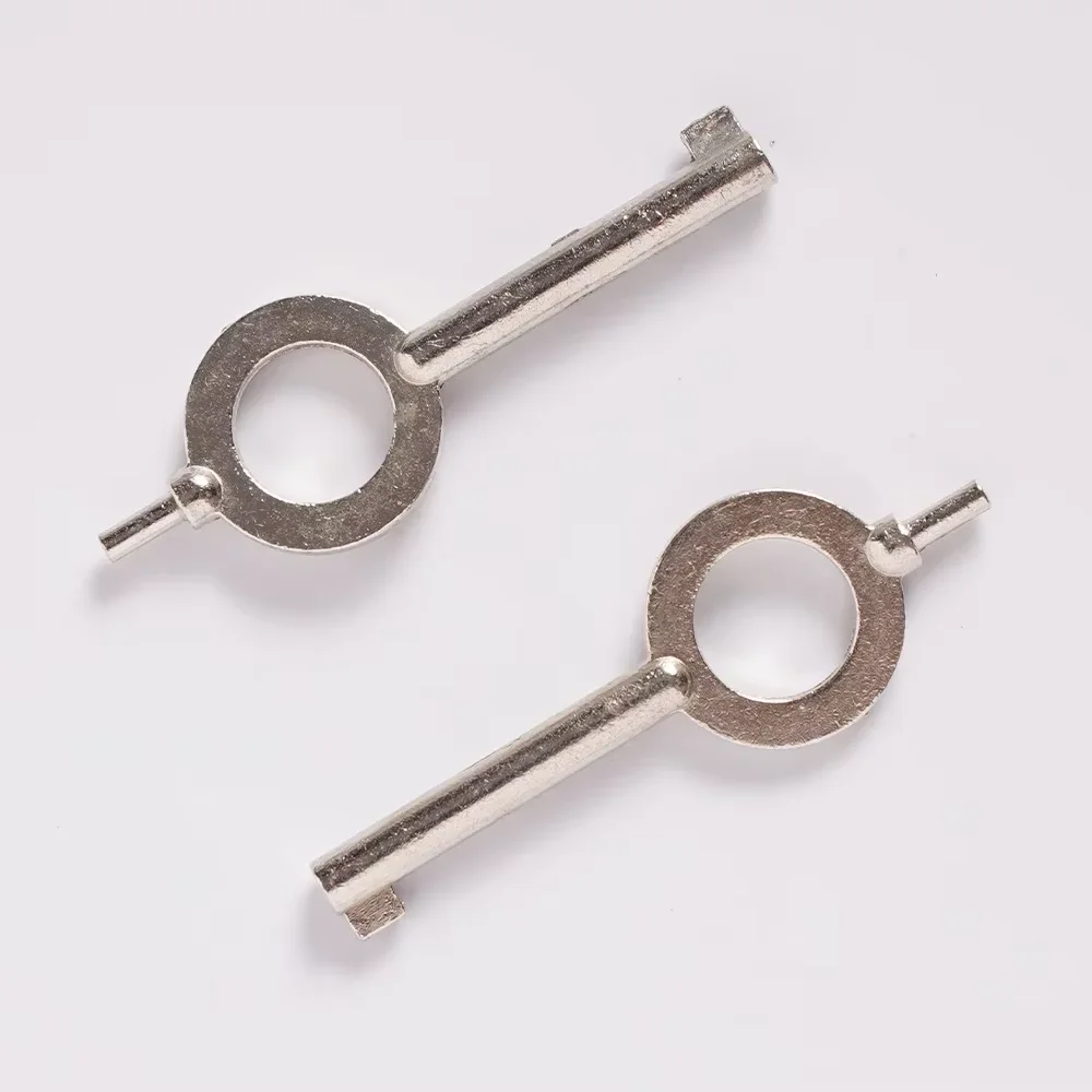 American Style Universal Flat Key Blank, Special Key Handcuff Lock Key, Stainless Steel Keychain