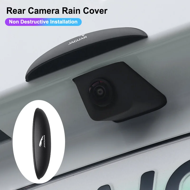 Keyring Car Reverse Camera Rain Shield Shade Cover Waterproof Shield Exterior For Jaguar XF XJ XE XK S-Type F-Type X-Type F-Pace view 3