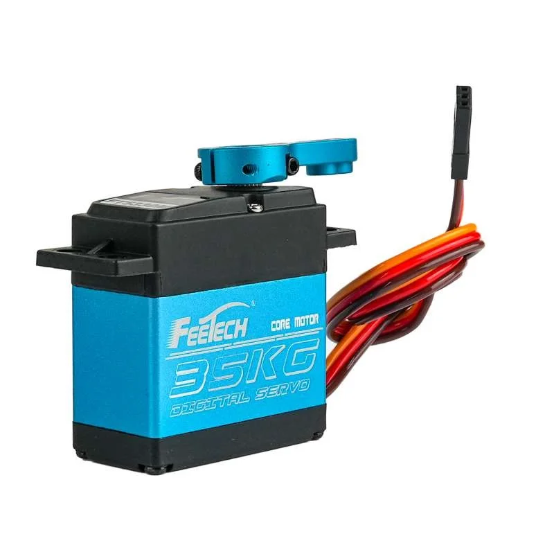 Feetech FT5330M 35KG Digital Servo 7.4V 180 Degree 500-2500μsec Steel Gear Robot Servo for RC Model Airplane Helicopter