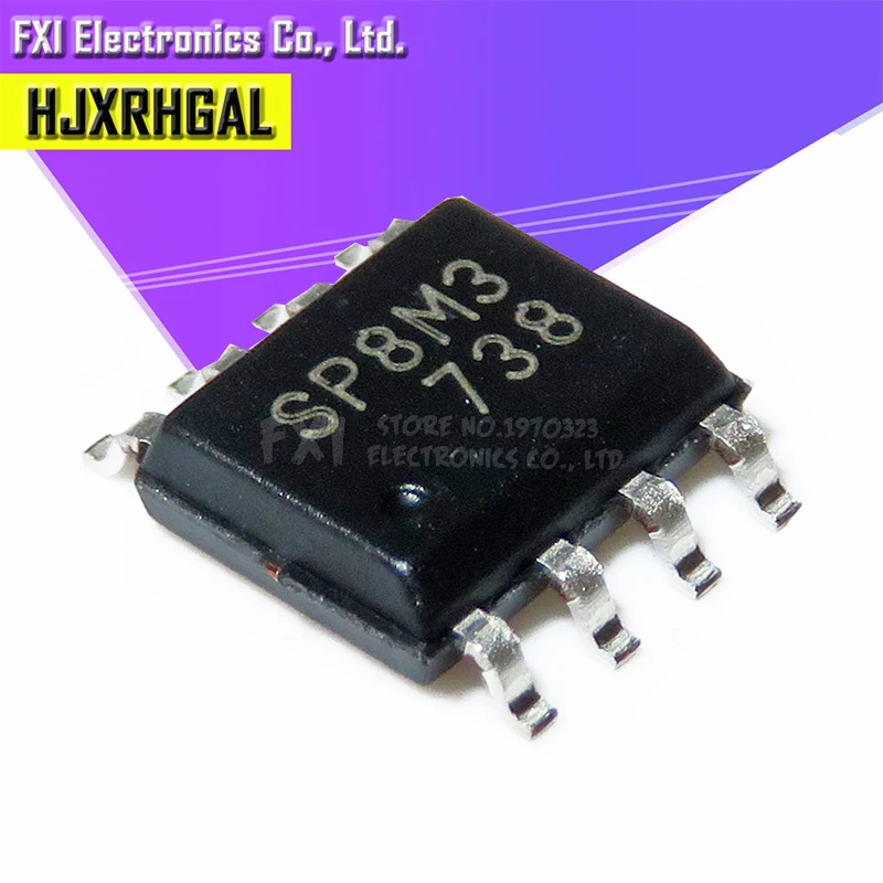10 Stück SP8M3 SP8M3FD5TB SOP-8 SMD 30 V 4,5 A Gemeinsamer Chip der Hochdruckplatte Neues Original